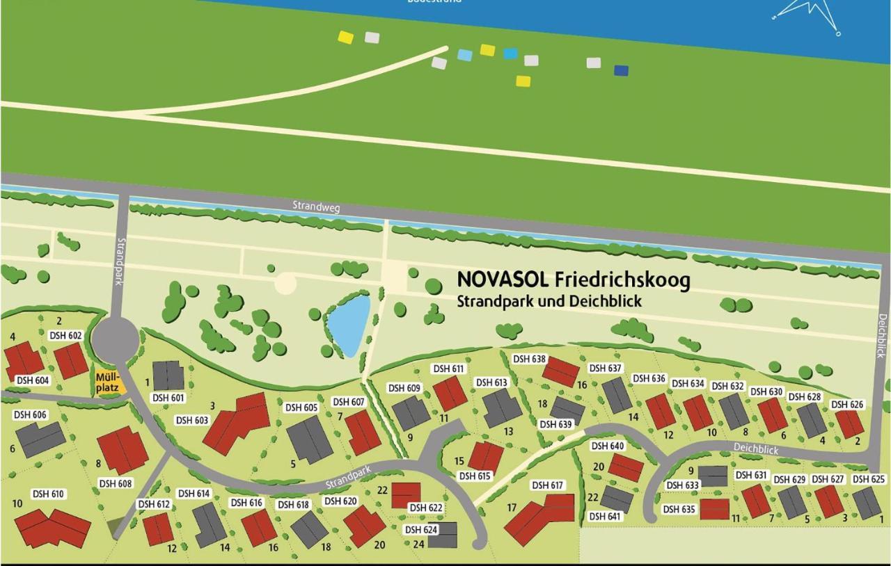Friedrichskoog-Deichblick 1 Villa Kültér fotó